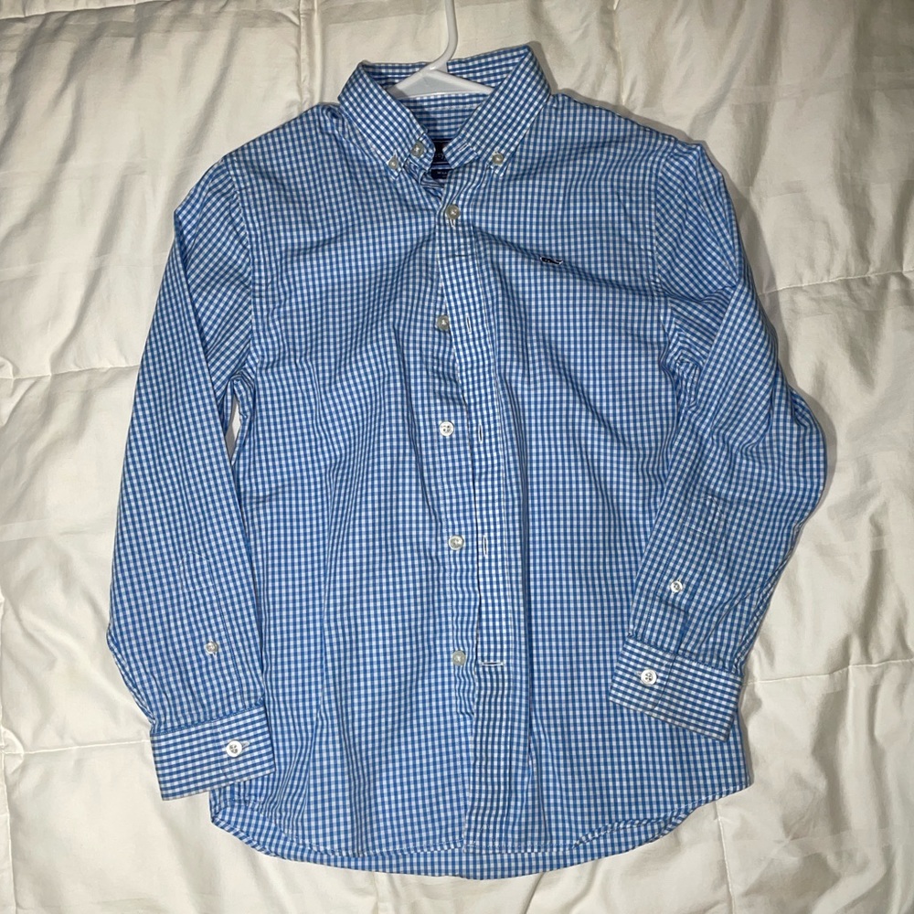 Boys Vineyard Vines Botton Down Shirt Size S (8-10)